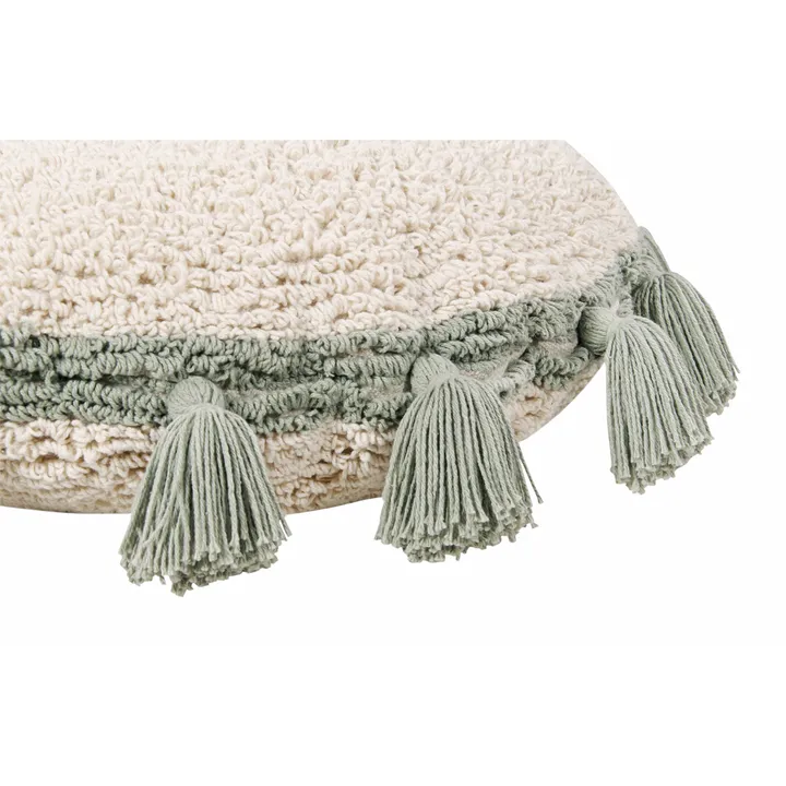 Lorena Canals Coussin de sol Circle | Vert
