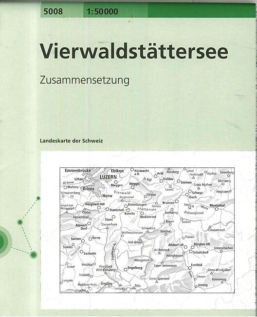 BUNDESAMT - 5008 VIERWALDSTATTERSEE ECHELLE 1 50 000