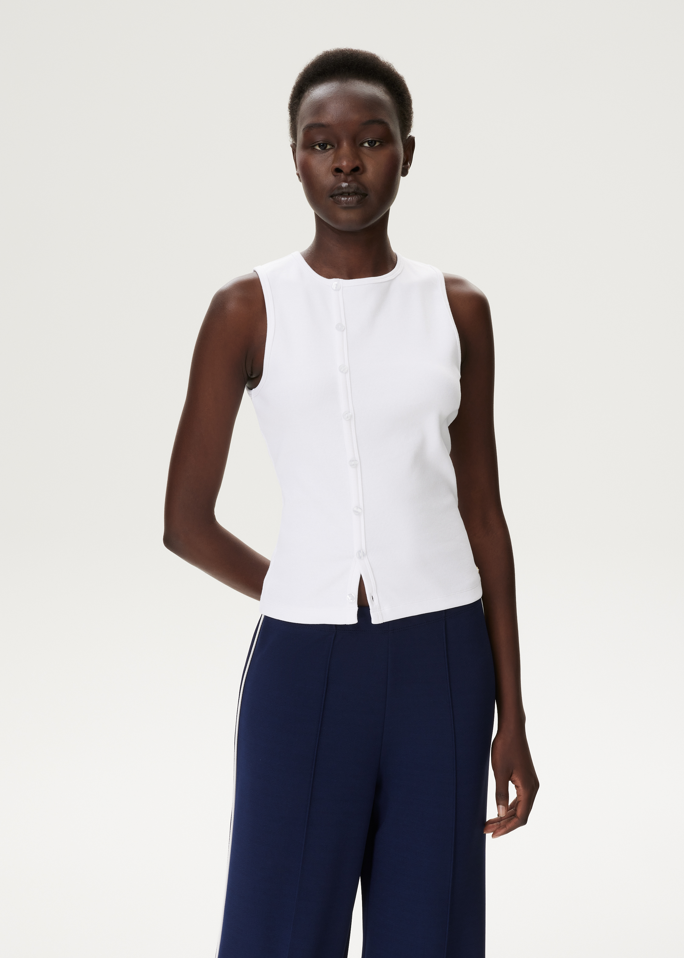 Singlet met knoop detail