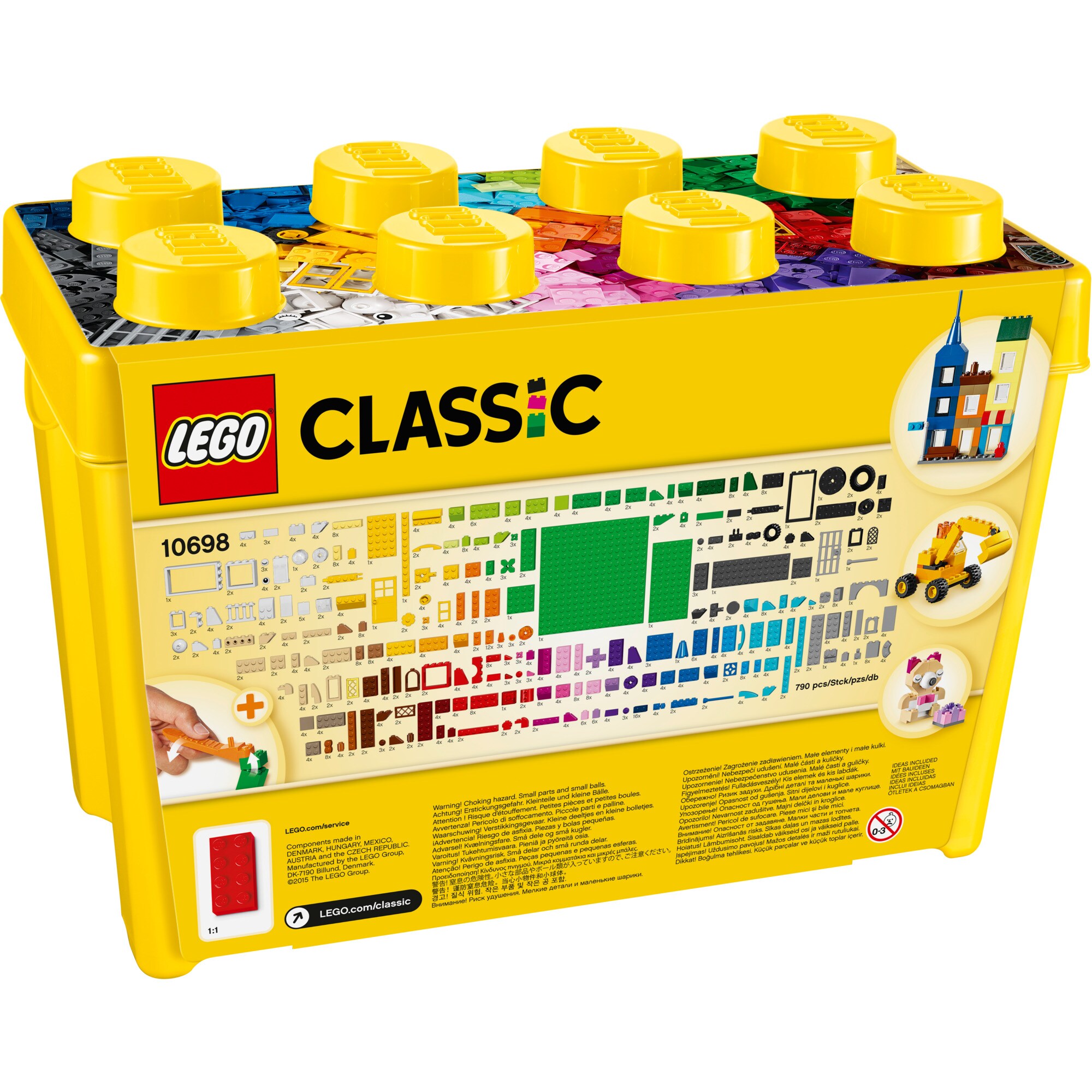 LEGO Konstruktionsspielzeug Classic Große Bausteine-Box