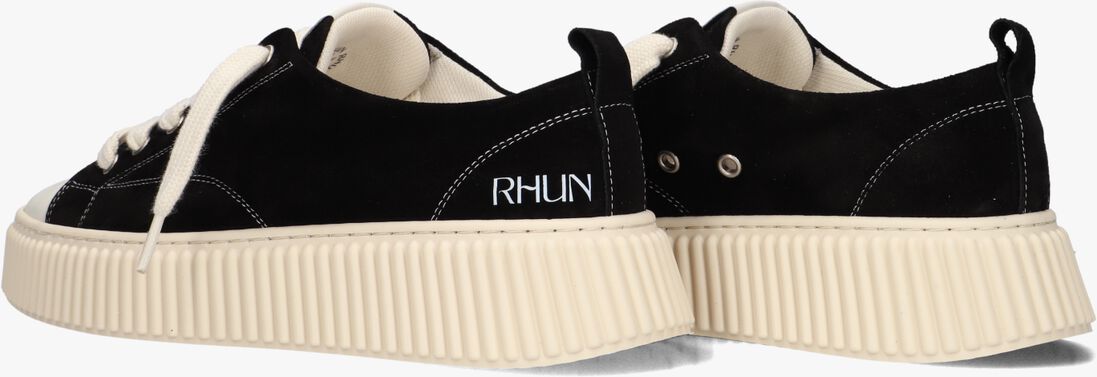 zwarte rhun lage sneakers 2020 treble