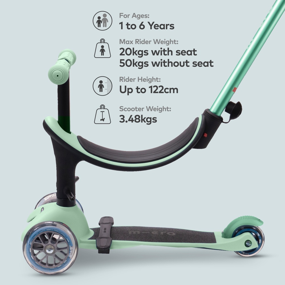 Micro Mini 2 Grow Scooter Mint