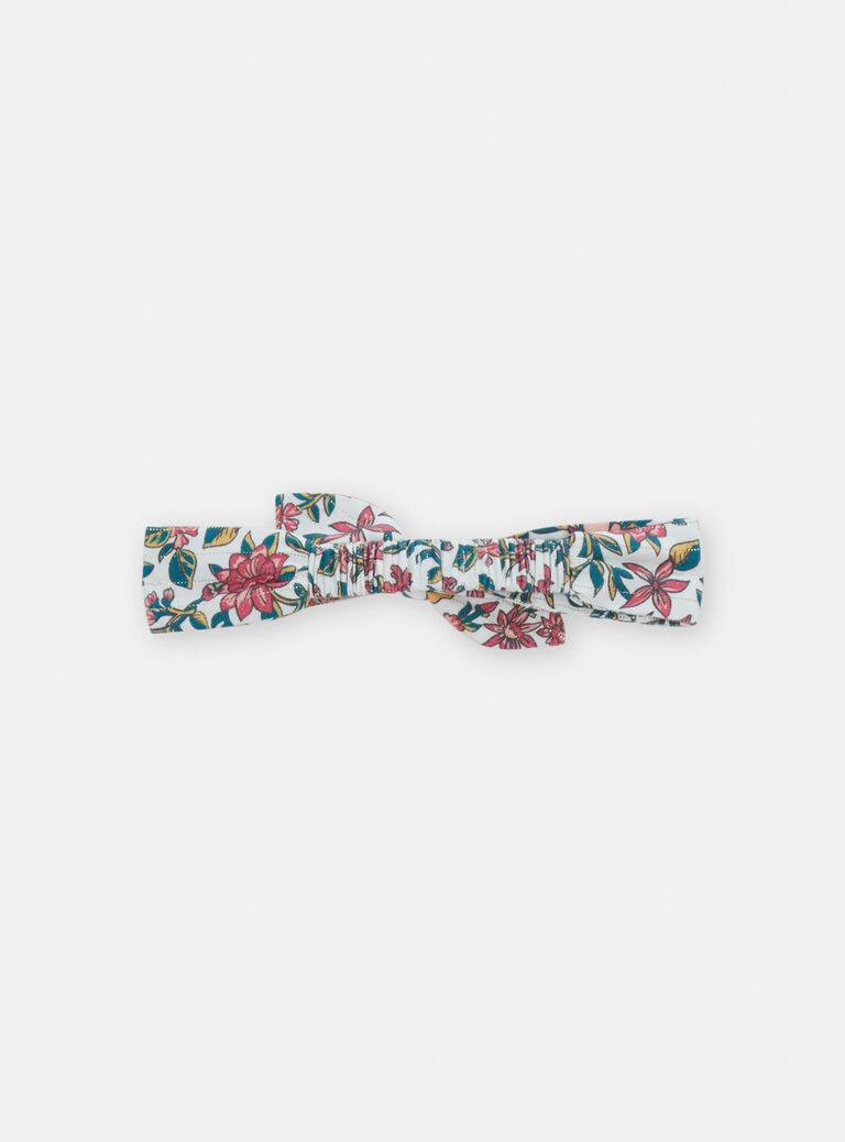 Bandeau à motif fleuris pour bébé fille