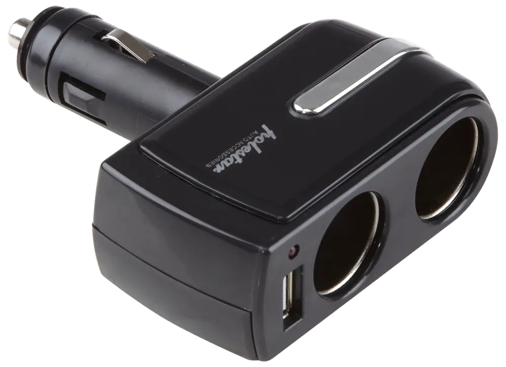 BRANFORD - Dobbeltstik med 1 USB til bil
