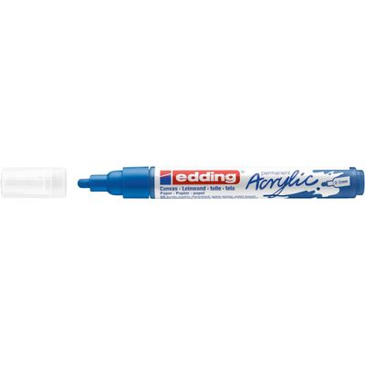 Edding 5100 - Marqueur acrylique - bleu gentiane
