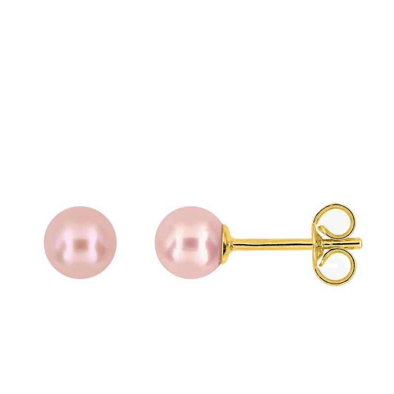 Boucles d'oreilles femme - perle - Or 18 Carats