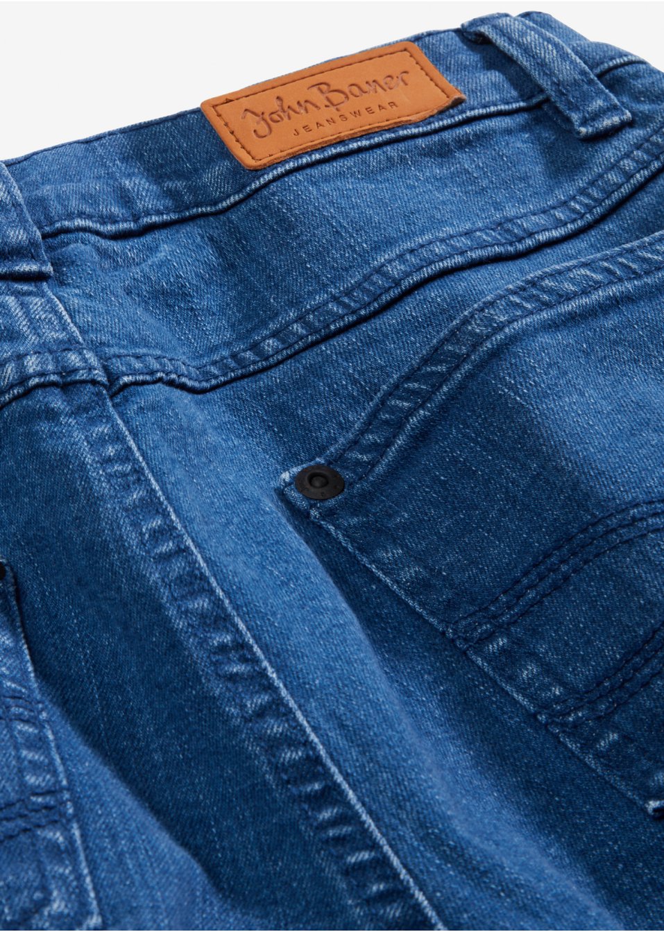 Jean extensible avec base à cru, Straight