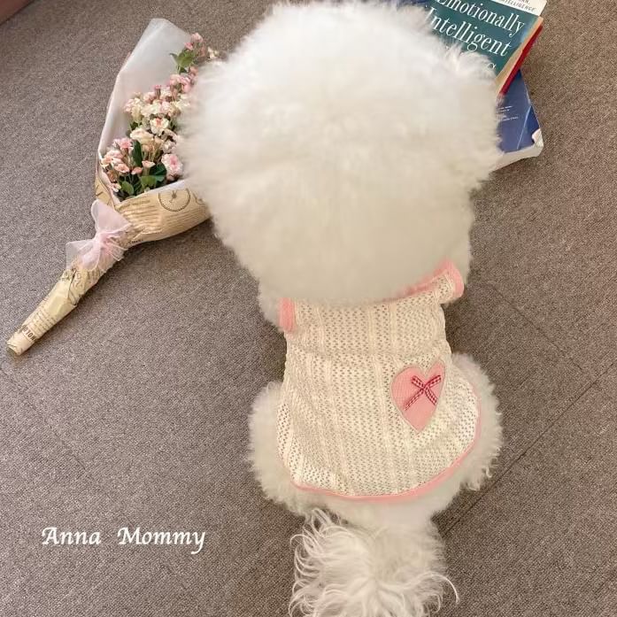 tanvtim - Ribbon Heart Pet Top