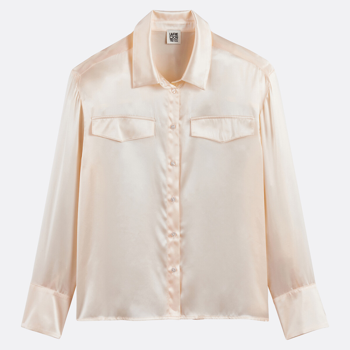 COLEÇÕES LA REDOUTE<br>Camisa de seda de manga comprida