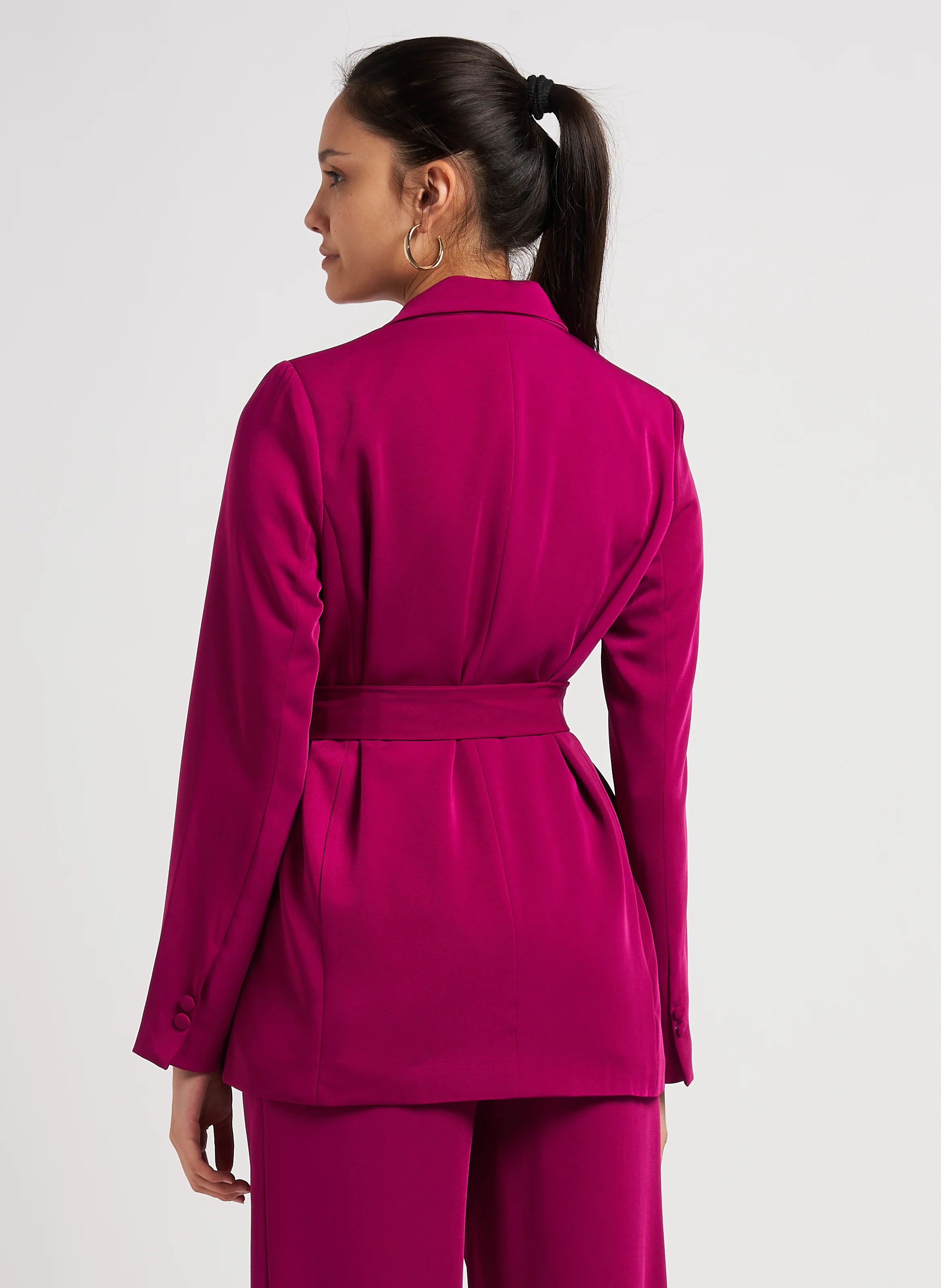 RHIANNON - Veste col tailleur | Rose