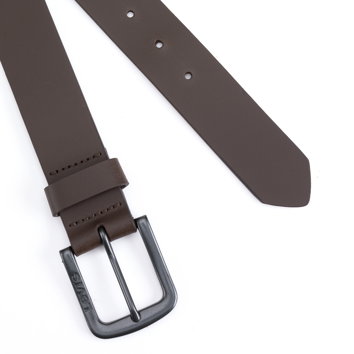 Cinto de couro Levi's Seine Metal