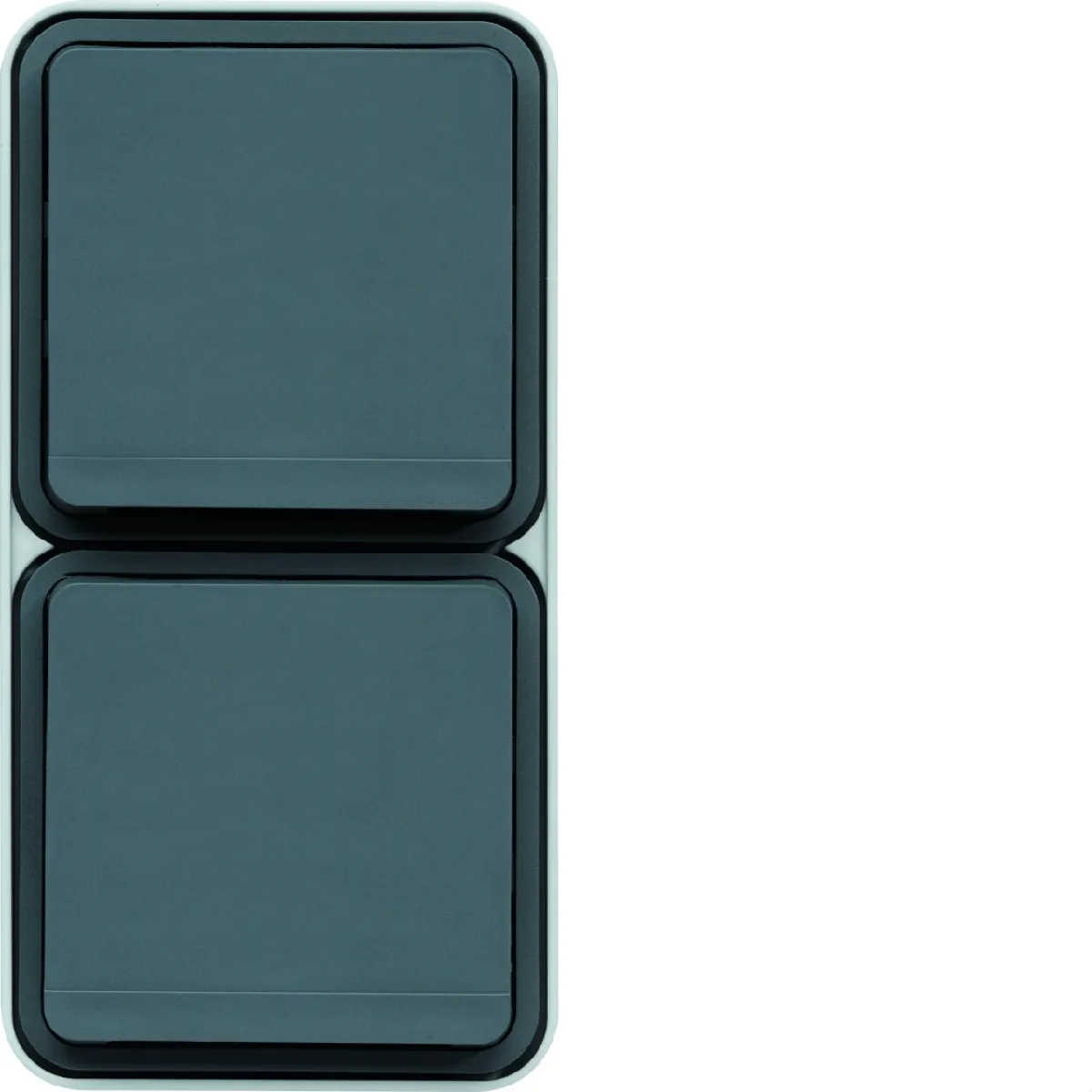 Hager Cubyko Prise 2P+T double verticale 16A