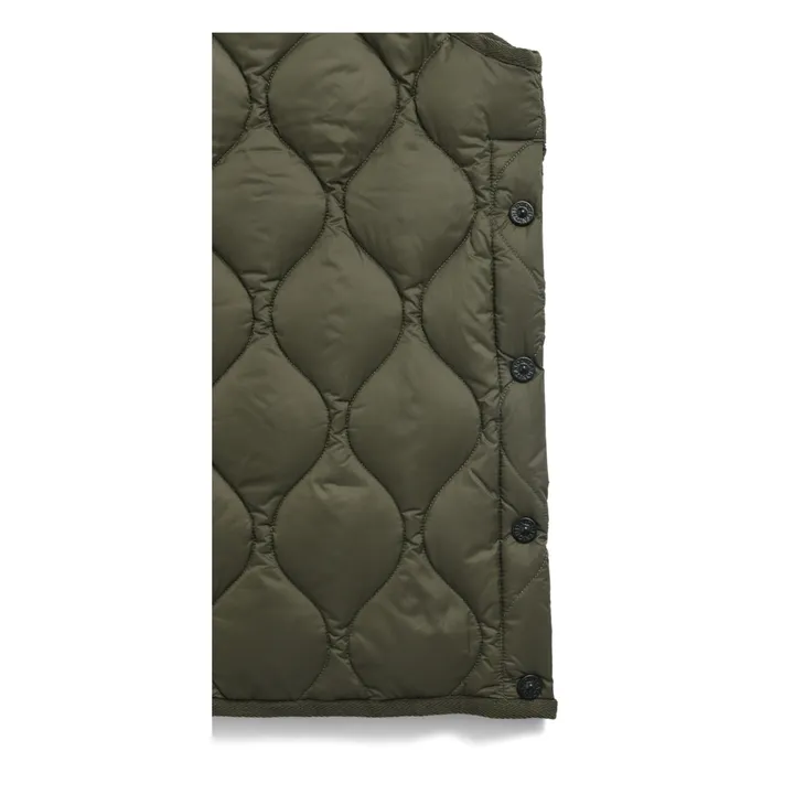 Taion Veste Sans Manches Matelassée Military Unisexe | Vert olive