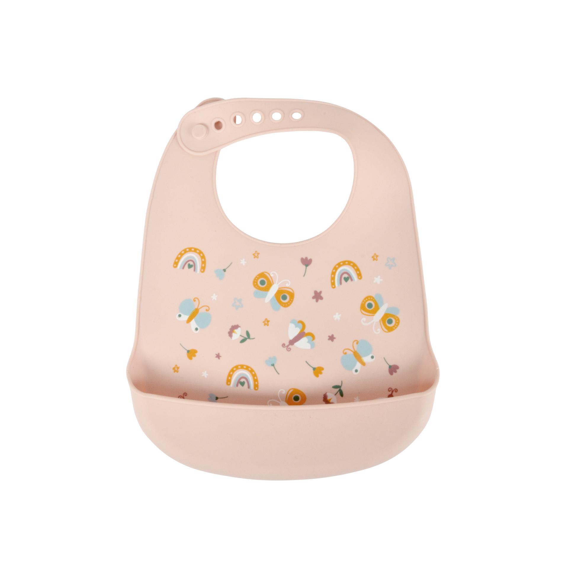 BAVOIR SILICONE RECUPERATEUR FANTASY GARDEN ROSE 30X20.5CM