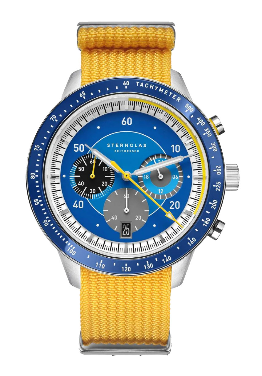 Sternglas Tachymeter 2.0 Blau Nylon S01-TM06-FI01