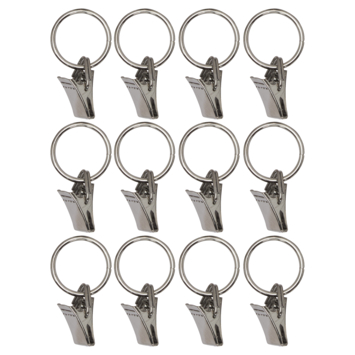Gordijnring voor metalen spandraad 12 stuks