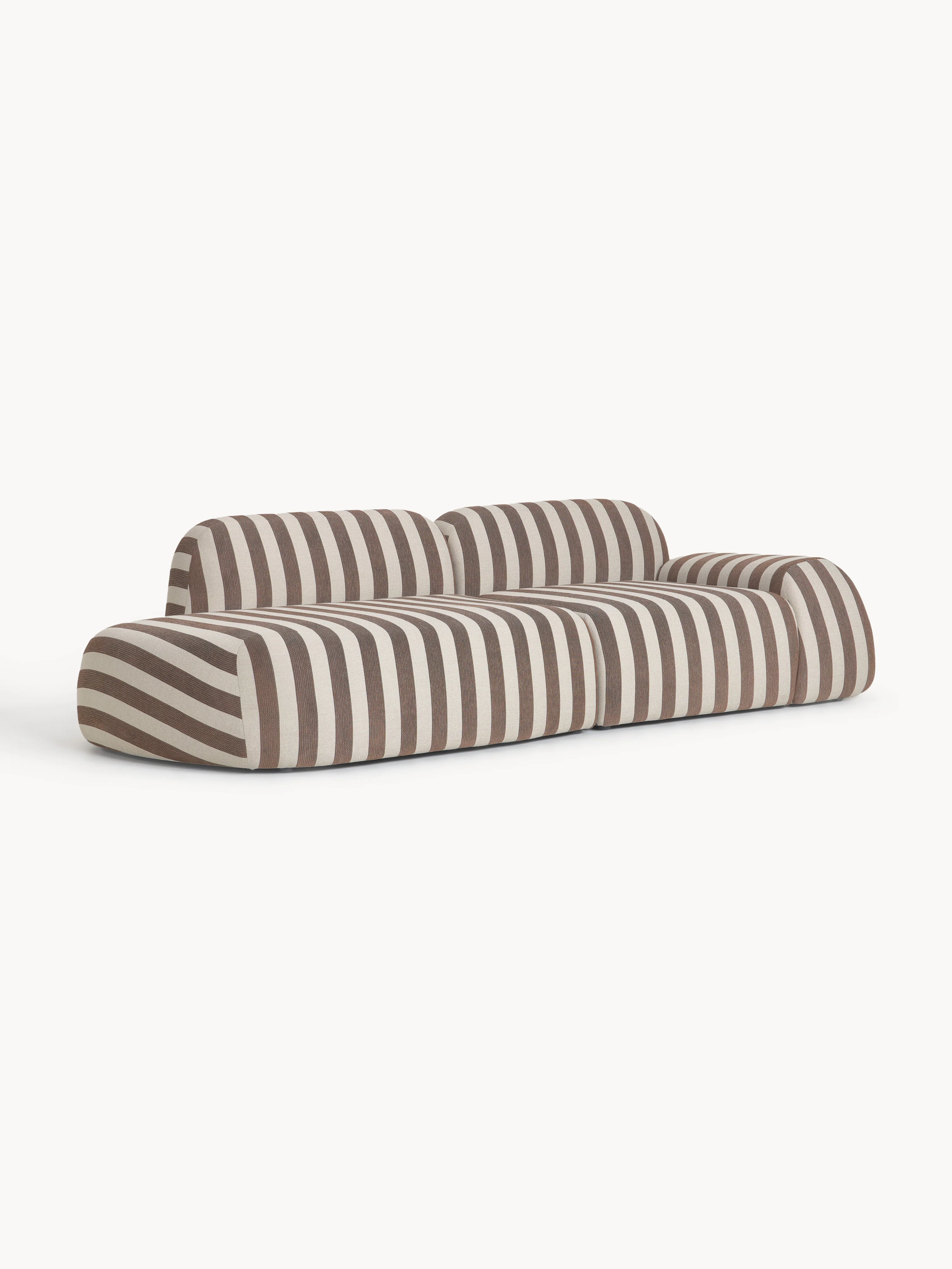 Modulaire teddy chaise longue Wolke (3-zits)