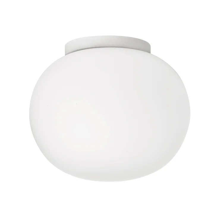Flos - Mini Glo-Ball Wand- und Deckenleuchte Ø 11,2 cm (Mirror), weiss