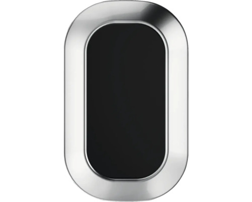 EKO afvalbak met open opening, Urban 60 l, zilver