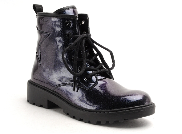 Geox boots bottine enfant jcasey fille j9420g violet