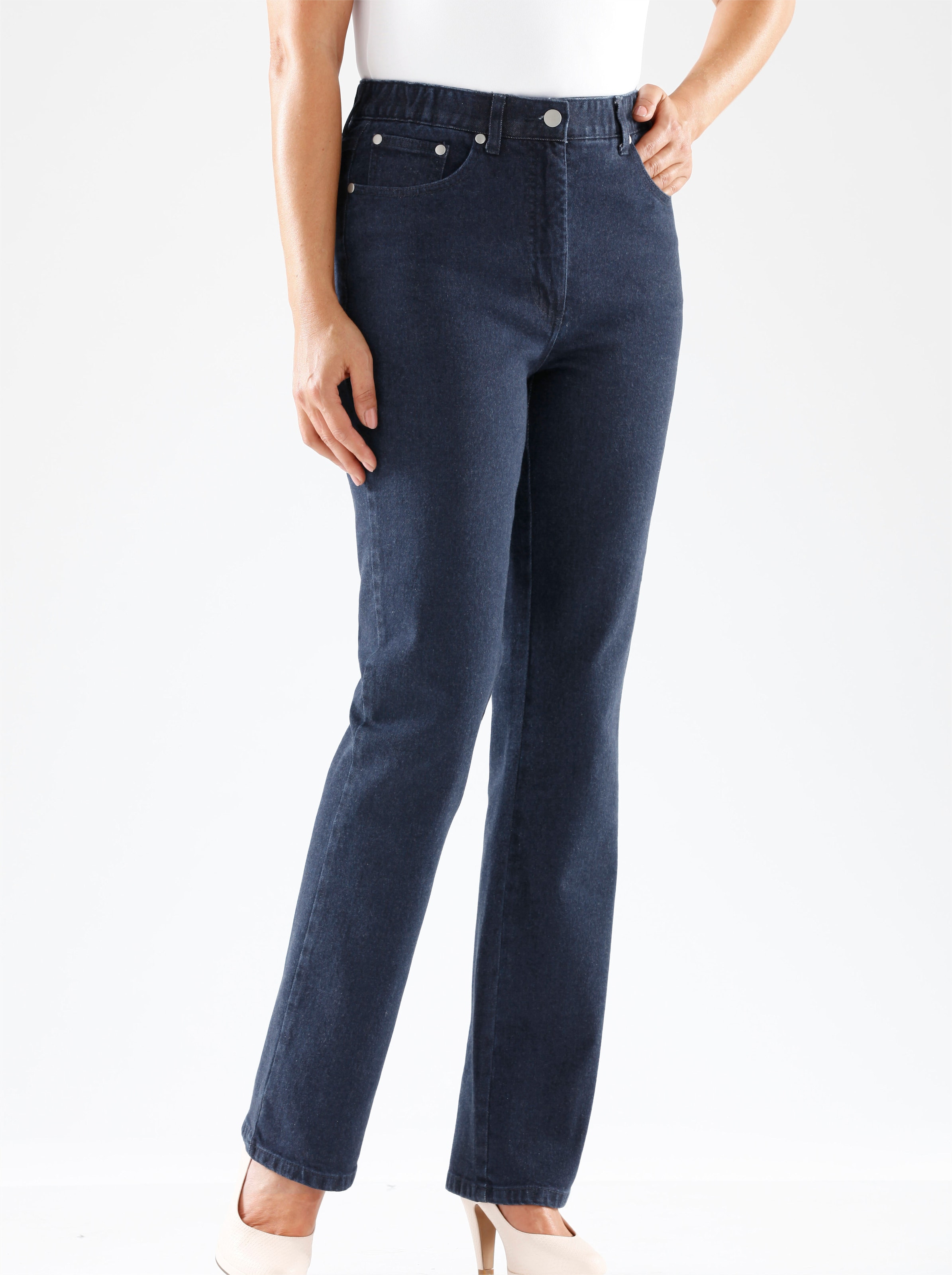 5-Pocket-Jeans in dark blue