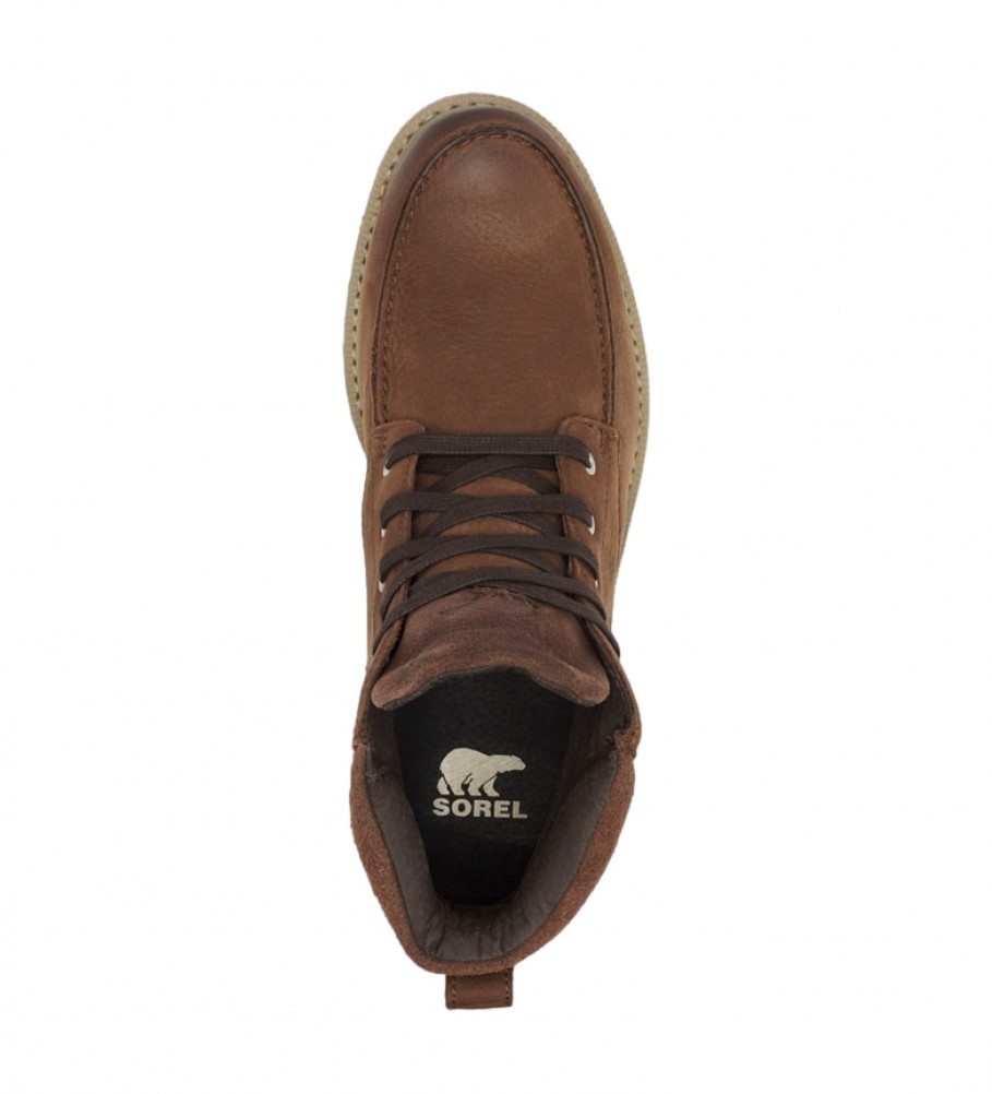 Sorel Botas de pele Madson II Moc Toe WP marrom