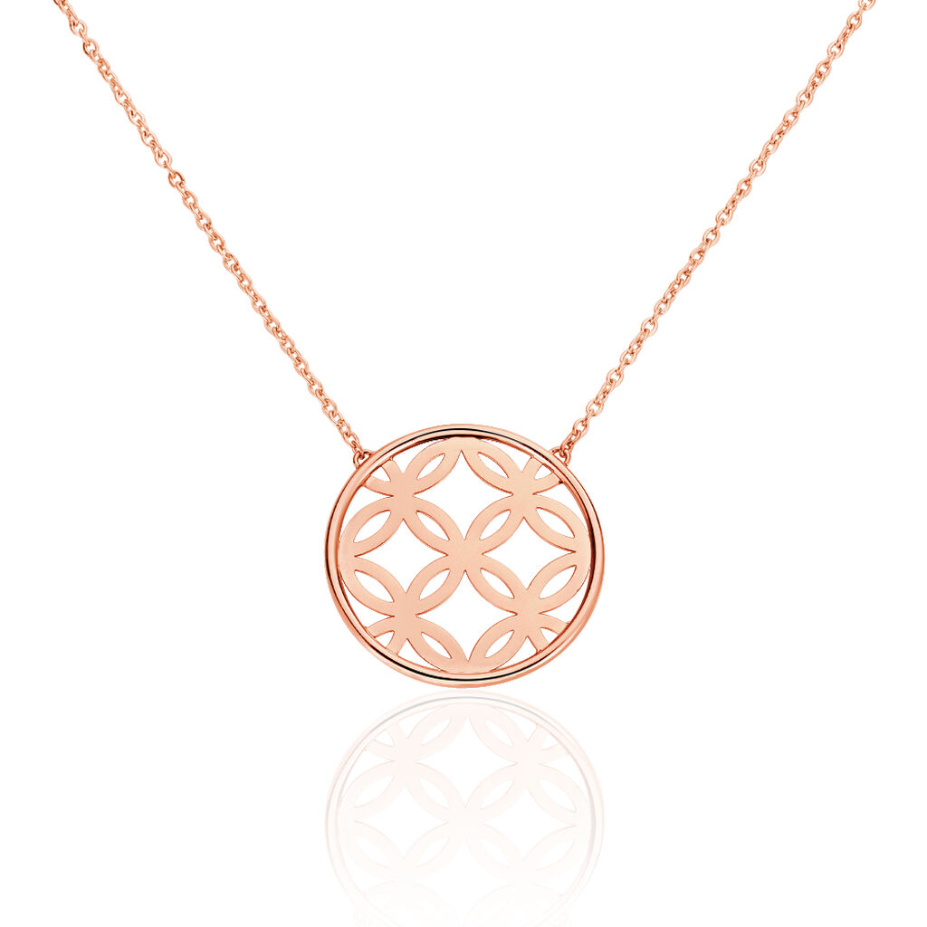 Collier Danyl Acier Rose