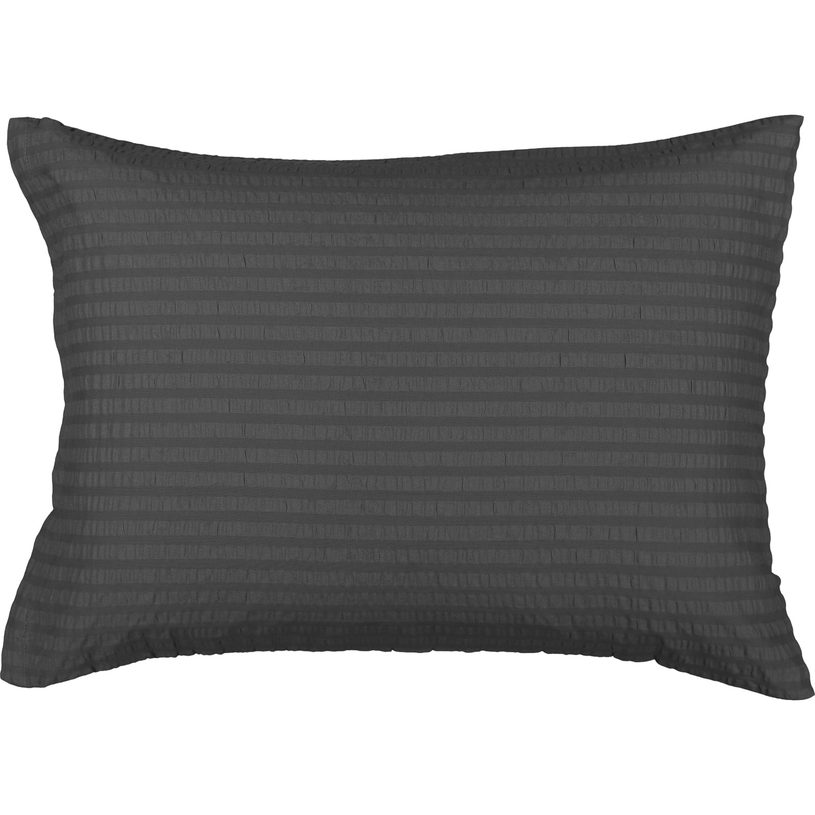 Bettwäsche Seersucker Renforcé 200x210 Duvetbezug Franz, anthrazit