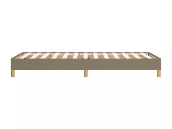 Sommier à lattes de lit Taupe 90x200 cm Tissu