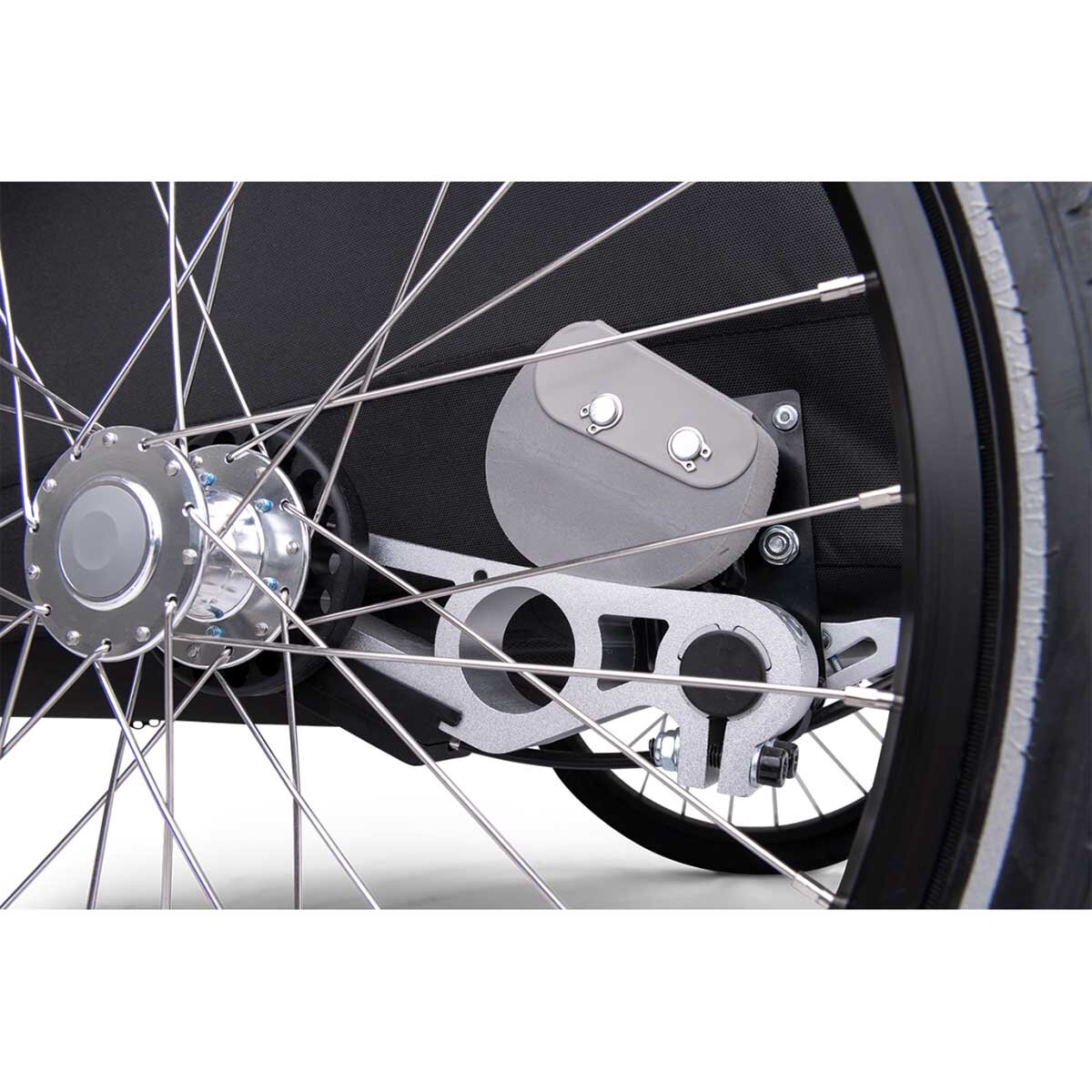 Croozer Croozer Kid Keeke 1 Fahrradanhänger 2in1 Mountain Grey