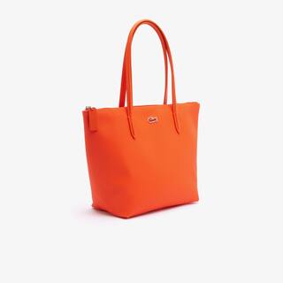 Petit sac cabas zippé L.12.12 Concept uni Sacs à main & Cabas - Orange - Lacoste - Femme