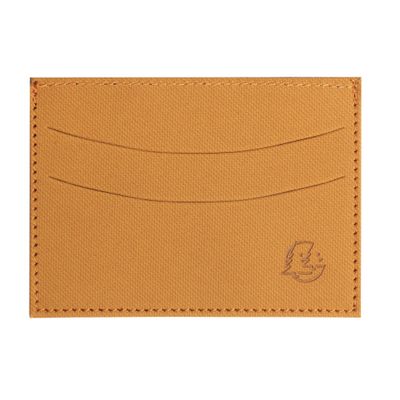 Porte-cartes Denim avec poche - 10,3 x 7,5 cm - Moutarde - Exacompta