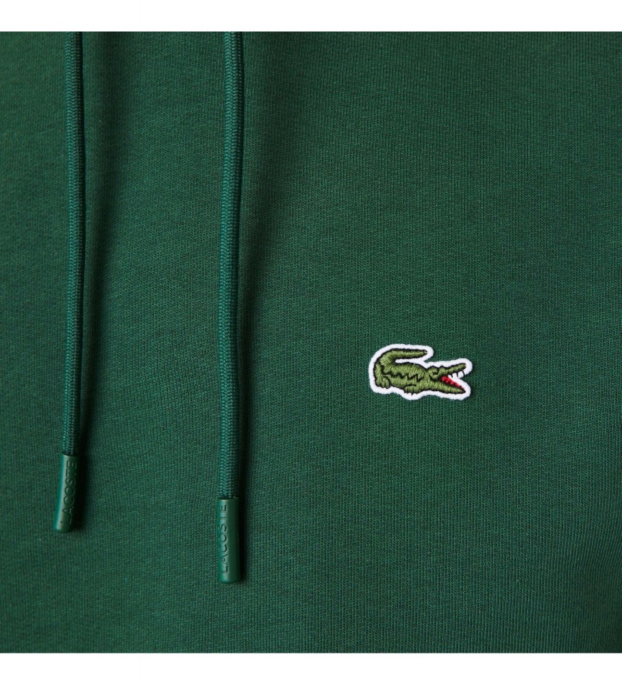 Moletom Lacoste verde em algodão orgânico