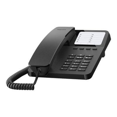 Gigaset Desk 400 - téléphone filaire - noir
