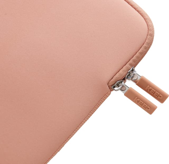 KEEP 15,6'' laptop-sleeve i neopren (coral pearl)
