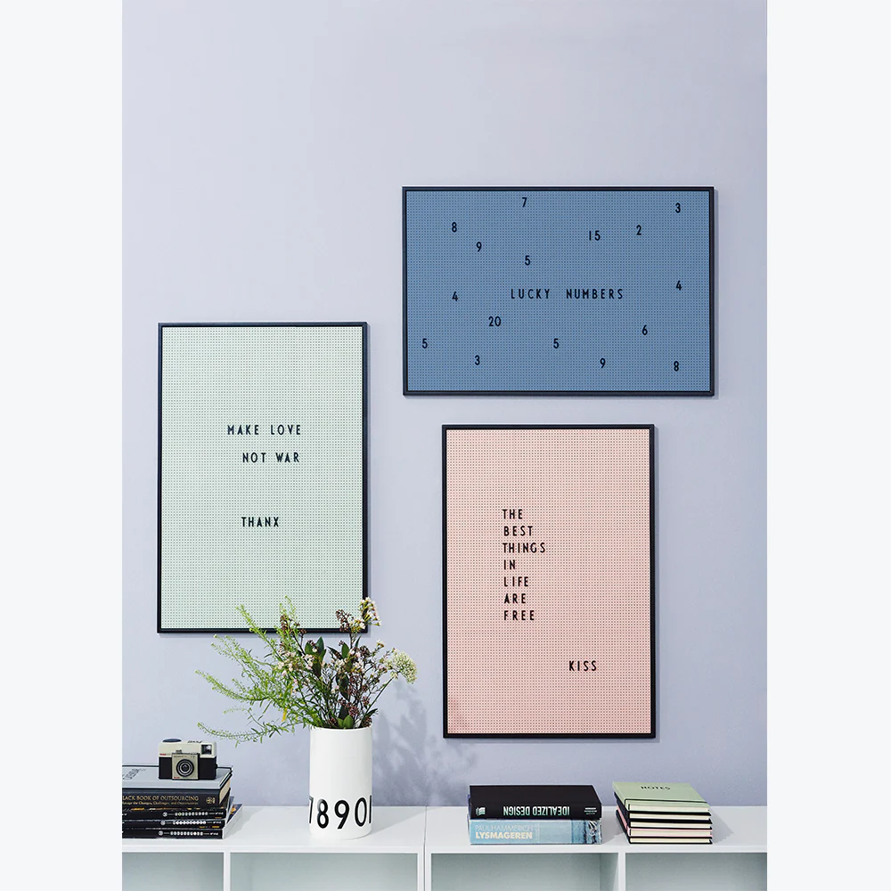 Design Letters  Message board, grøn - A2