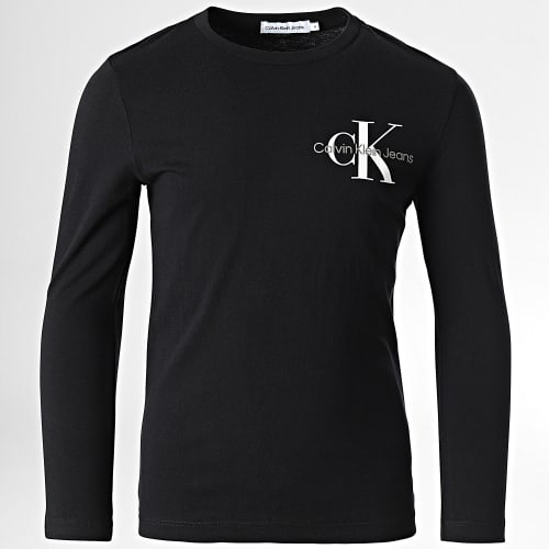 Tee Shirt Manches Longues Enfant Chest Monogram 1457 Noir