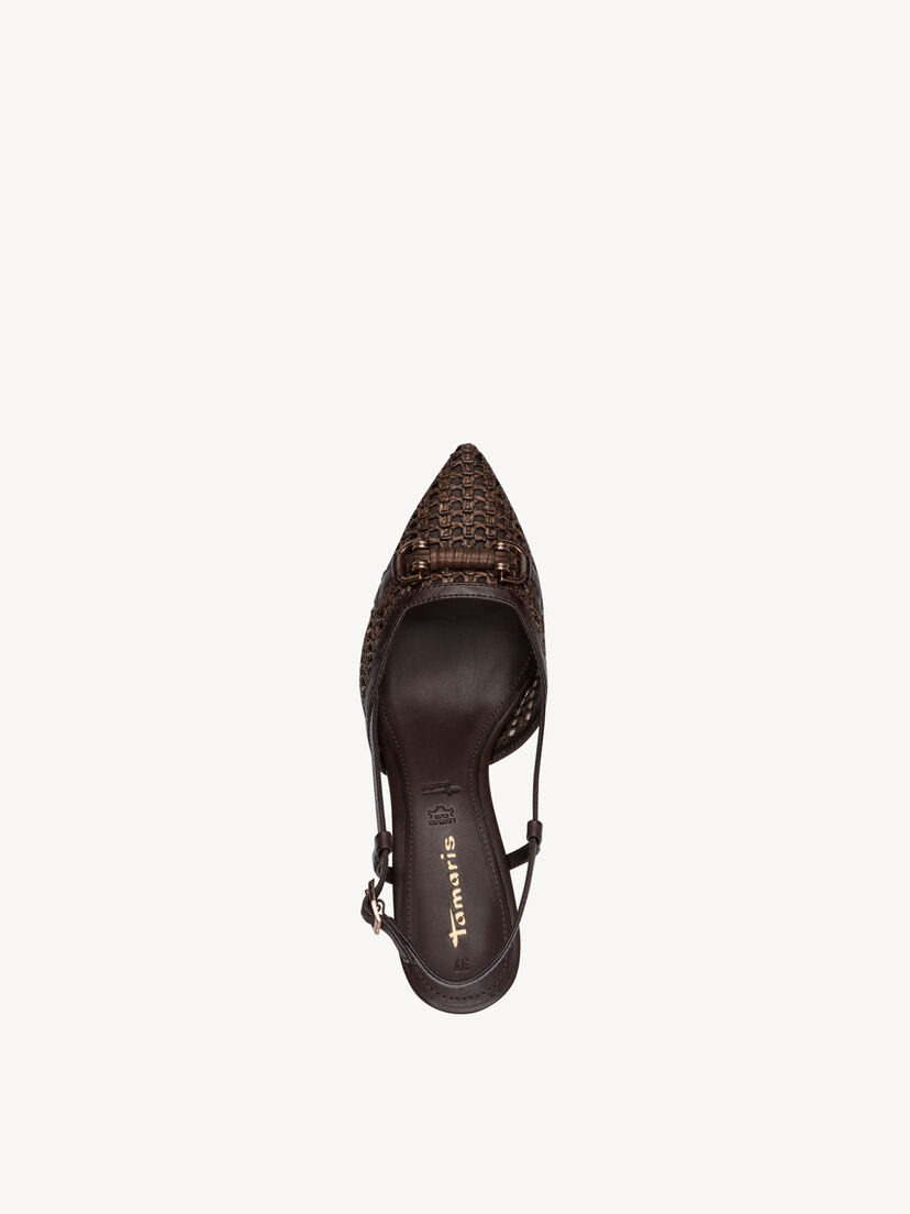 Slingpumps - bruin