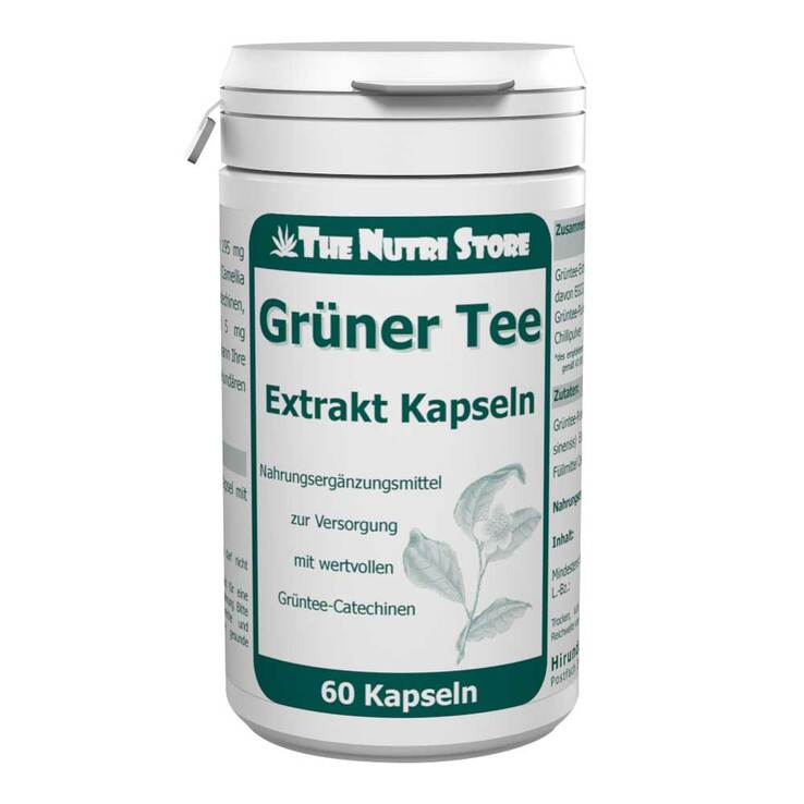 Grüner Tee Extrakt Kapseln, 60 St