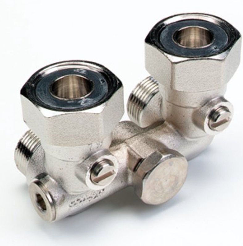 Comap - 975 H-onderblok - Eenpijp Haaks - Buitendraad M22 - 3/4