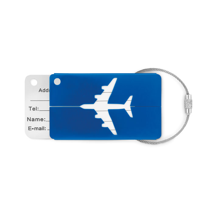 GiftRetail MO9508 - FLY TAG Etiquette à bagage en aluminium