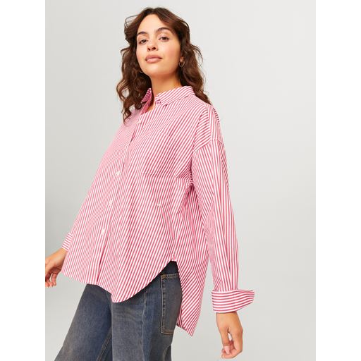 JJXX Jamie Skjorte, Salsa Stripe, XL