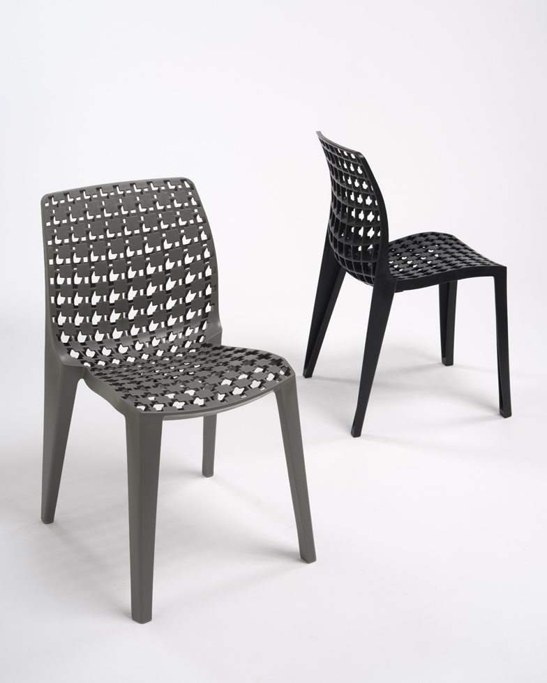 Kwart Monoblock Chair Black