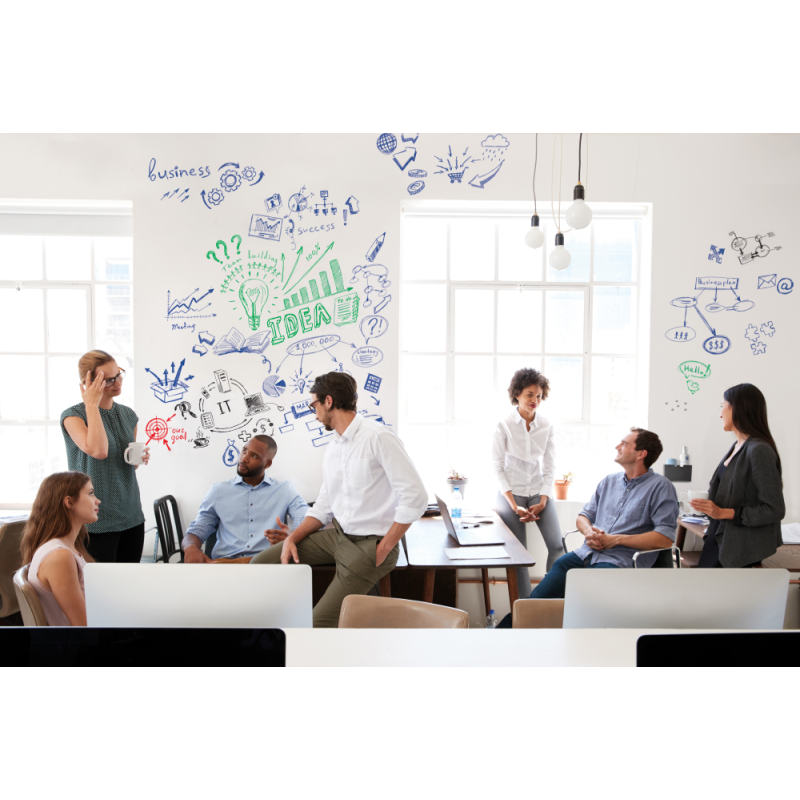 Rouleau de tableau blanc WRAP-UP 101x1200cm - Legamaster