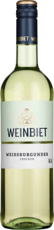 WEINBIET WEISSBURGUNDER TROCKEN 75CL
