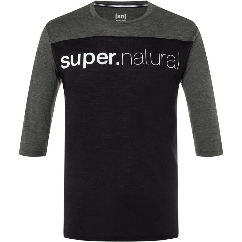 Super.Natural Herren Contrast 3/4 T-Shirt
