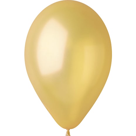 Latexballoner 30 cm 6-pak - metallic guld