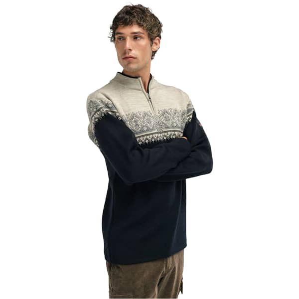 Pull DALE OF NORWAY MORITZ M SWEATER BLACK SANDSTONE