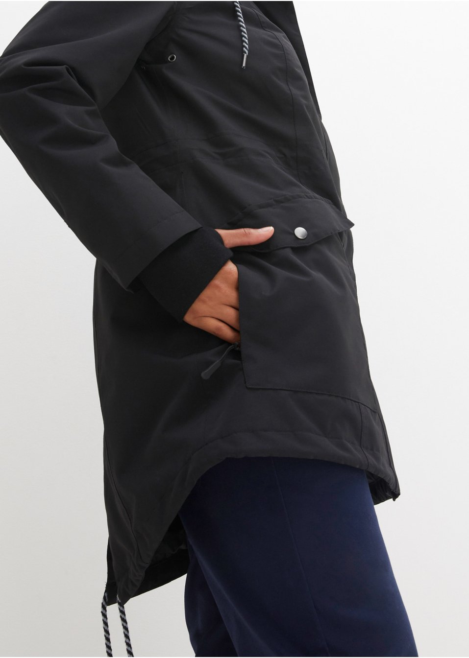 Veste longue 3 en 1 avec polyester recyclé
