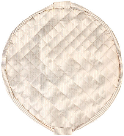 Play&Go Spielteppich - Ø120 cm - Soft Organic - Streifen Blue